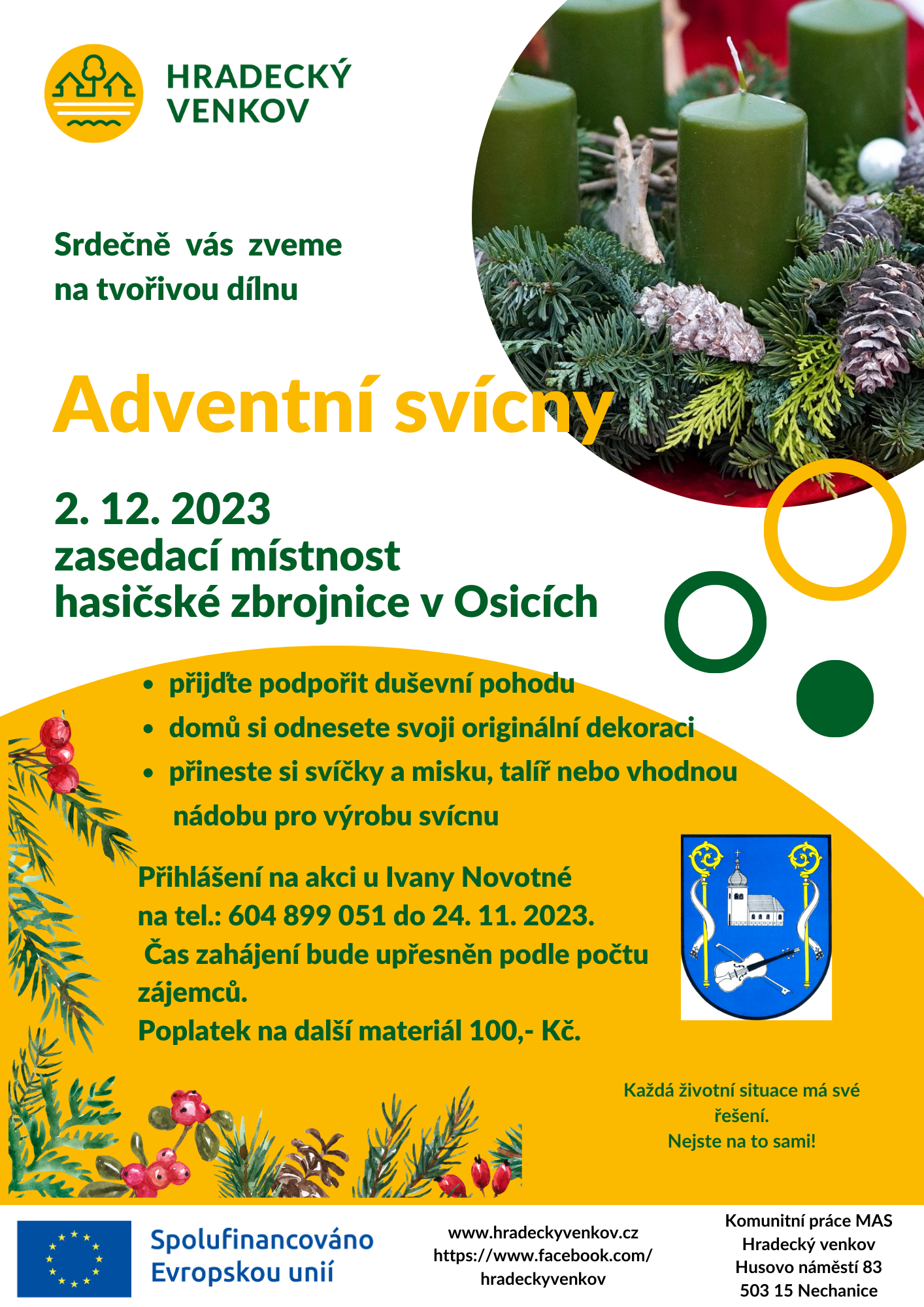 Adventní tvoření pro dospělé